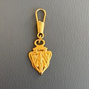 Gucci Gold Emblem Keychain